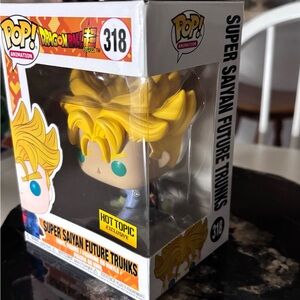 Funko Pop! Dragon Ball Super Saiyan Future Trunks Hot Topic Exclusive #318